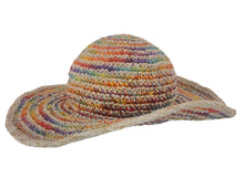 Load image into Gallery viewer, Rainbow Girl Large Brim White Base