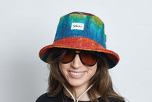 Load image into Gallery viewer, Bucket Earth Wave Tie Dye  Hemp Hat