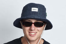 Load image into Gallery viewer, Bucket Earth Wave Blue  Hemp Hat