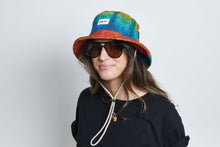 Load image into Gallery viewer, Bucket Earth Wave Tie Dye  Hemp Hat