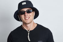 Load image into Gallery viewer, Bucket Earth Wave Black  Hemp Hat