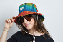 Load image into Gallery viewer, Bucket Earth Wave Tie Dye  Hemp Hat