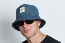 Load image into Gallery viewer, Bucket  Grey Blue   Hemp Hat