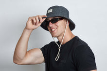 Load image into Gallery viewer, Bucket Earth Wave  Grey Hemp Hat