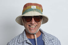 Load image into Gallery viewer, Bucket Earth Wave  Rasta  Hemp Hat