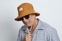 Load image into Gallery viewer, Bucket Earth Wave Mustard  Hemp hat