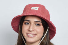 Load image into Gallery viewer, Bucket Earth Wave Pink  Hemp Hat