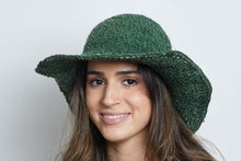 Load image into Gallery viewer, Crochet Hat Garden Lady Green