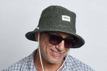 Load image into Gallery viewer, Bucket Earth Wave Green  Hemp Hat