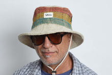 Load image into Gallery viewer, Bucket Earth Wave  Rasta  Hemp Hat
