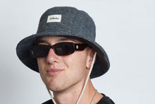 Load image into Gallery viewer, Bucket Earth Wave  Grey Hemp Hat
