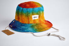 Load image into Gallery viewer, Bucket Earth Wave Tie Dye  Hemp Hat - Sababa Hemp