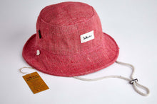 Load image into Gallery viewer, Bucket Earth Wave Pink  Hemp Hat - Sababa Hemp