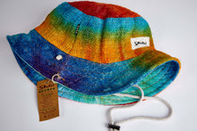 Load image into Gallery viewer, Bucket Earth Wave Tie Dye  Hemp Hat - Sababa Hemp