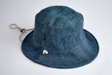 Load image into Gallery viewer, Bucket Earth Wave Grey Blue   Hemp Hat - Sababa Hemp
