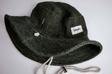 Load image into Gallery viewer, Bucket Earth Wave Green  Hemp Hat - Sababa Hemp