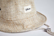 Load image into Gallery viewer, Bucket Earth Wave  White Village Hemp Hat - Sababa Hemp