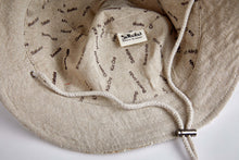 Load image into Gallery viewer, Bucket Earth Wave  White Village Hemp Hat - Sababa Hemp