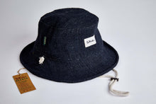 Load image into Gallery viewer, Bucket Earth Wave Black  Hemp Hat - Sababa Hemp