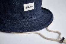 Load image into Gallery viewer, Bucket Earth Wave Blue  Hemp Hat - Sababa Hemp