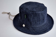 Load image into Gallery viewer, Bucket Earth Wave Blue  Hemp Hat - Sababa Hemp