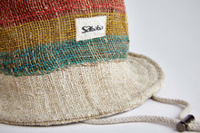 Load image into Gallery viewer, Bucket Earth Wave  Rasta  Hemp Hat - Sababa Hemp