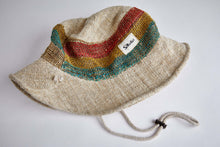 Load image into Gallery viewer, Bucket Earth Wave  Rasta  Hemp Hat - Sababa Hemp