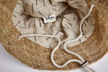 Load image into Gallery viewer, Bucket Earth Wave Cruiser White Natural  Hemp Hat - Sababa Hemp