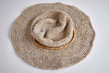 Load image into Gallery viewer, Crochet Garden Lady White Hat - Sababa Hemp