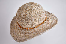 Load image into Gallery viewer, Crochet Garden Lady White Hat - Sababa Hemp