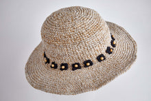 Load image into Gallery viewer, Crochet Garden Lady White Hat - Sababa Hemp