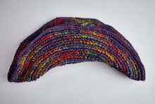 Load image into Gallery viewer, Crochet Hat Rainbow Girl Purple  Base - Sababa Hemp