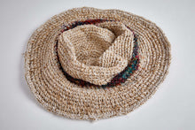 Load image into Gallery viewer, Crochet Hat Silk Line  White Hemp Cotton - Sababa Hemp