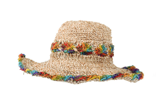 Smiley Morning Rainbow - Crochet Hemp Cotton - Sababa Hemp