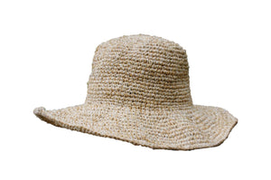 Crochet Garden Lady White Hat - Sababa Hemp